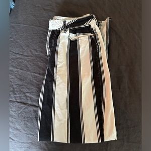 BDG black and white stripped jeans